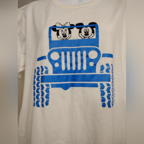 Fruit of the loom custom tshirt Michel mouse size M - Picture 2 of 3